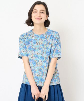 ＬＩＢＥＲＴＹプリント半袖カットソー（ＧＬＯＲＩＡ　ＦＬＯＷＥＲ）