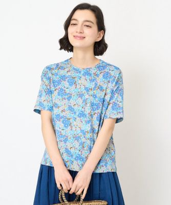 ＬＩＢＥＲＴＹプリント半袖カットソー（ＧＬＯＲＩＡ　ＦＬＯＷＥＲ）