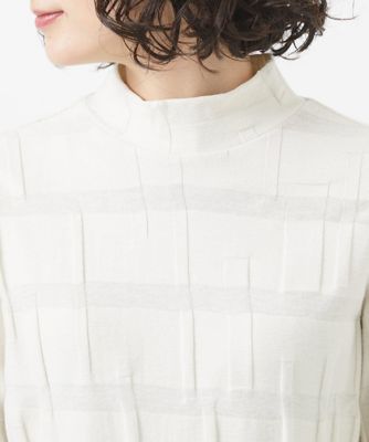 日本製］切替リンクスジャガード9分袖カットソー | GIANNI LO GIUDICE