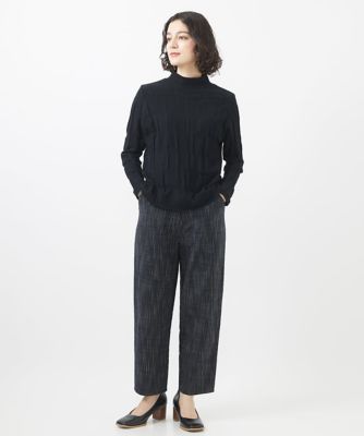 日本製］切替リンクスジャガード9分袖カットソー | GIANNI LO