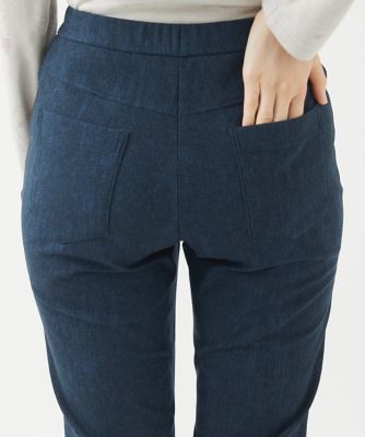 ［日本製］ハイテンション裏起毛デニムプリントパンツ
