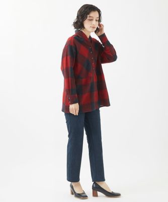 ［日本製］ハイテンション裏起毛デニムプリントパンツ