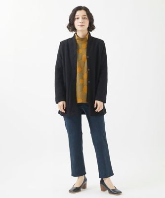 ［日本製］ハイテンション裏起毛デニムプリントパンツ