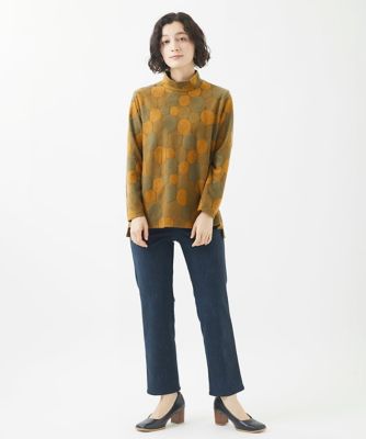 ［日本製］ハイテンション裏起毛デニムプリントパンツ