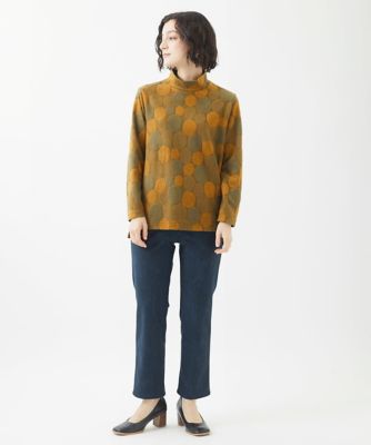 ［日本製］ハイテンション裏起毛デニムプリントパンツ