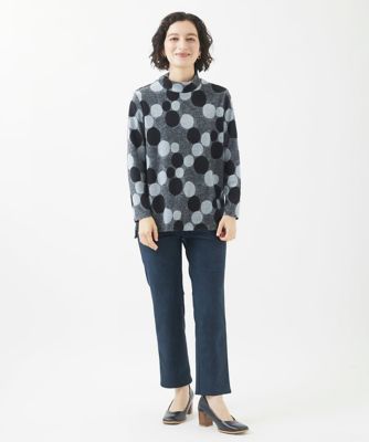［日本製］ハイテンション裏起毛デニムプリントパンツ