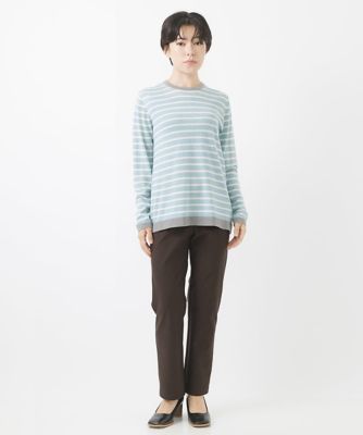 ヘリンボーン柄ハイテンションパンツ | GIANNI LO GIUDICE(Women