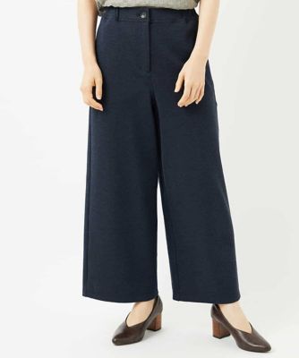 ＜GIANNI LO GIUDICE(Women/小さいサイズ)＞デニムジャージーセミワイドパンツ