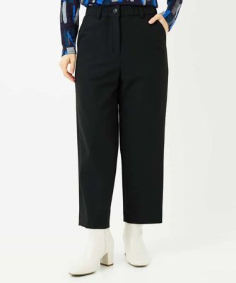 GIANNI LO GIUDICE(Women/小さいサイズ)/ジャンニロジュディチェ [4色展開]両面起毛2WAYストレッチワイドストレートパンツ 94ブラック パンツ・ズボン【三越伊勢丹/公式】