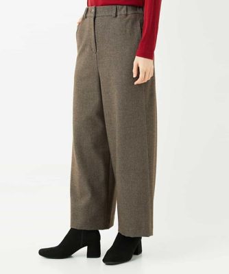 両面起毛ワイドストレートパンツ | GIANNI LO GIUDICE(Women/小さい