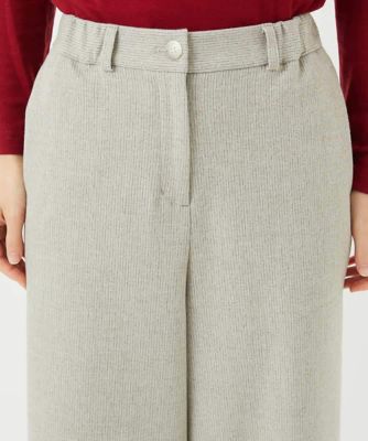 両面起毛ワイドストレートパンツ | GIANNI LO GIUDICE(Women/小さい