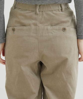 別珍ストレッチテーパードパンツ