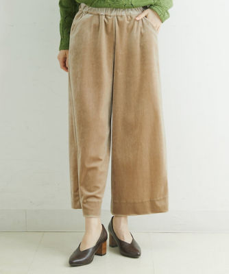 a machine 25aw ベロアワイドパンツ11747391 gwdh