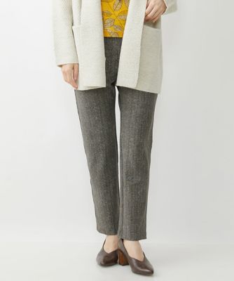 ＜GIANNI LO GIUDICE(Women/小さいサイズ)＞グレンチェックプリントハイテンションストレッチパンツ