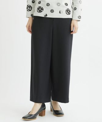 ＜GIANNI LO GIUDICE(Women/小さいサイズ)＞［日本製／両面起毛］２ＷＡＹストレッチワイドストレートパンツ