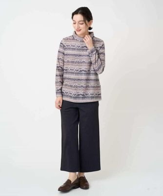 【NEW】ジャンニ・ロ・ジュディチェ（GIANNI LO GIUDICE）/ボンバーデニムプリントパンツ ボンバーデニムプリントパンツ | GIANNI LO GIUDICE(Women/小さい