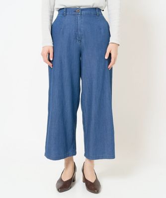フリクションデニムワイドパンツ