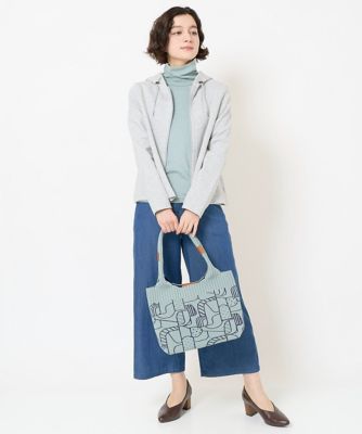 フリクションデニムワイドパンツ