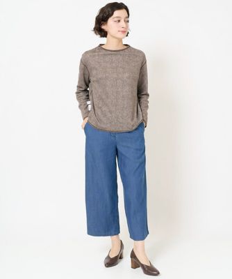 フリクションデニムワイドパンツ