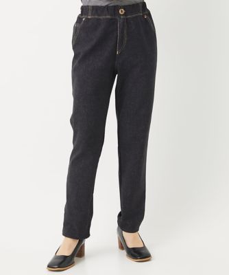［日本製］デニムレースプリントパンツ