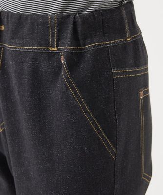 ［日本製］デニムレースプリントパンツ