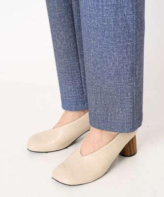 デニム調プリントハイテンションストレッチパンツ