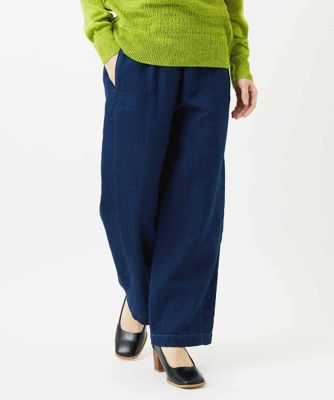 セットアップ対応］二重織ガーゼデニム製品染めパンツ | GIANNI LO