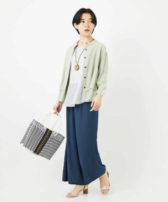 ［リバーシブル］ストレートワイドパンツ