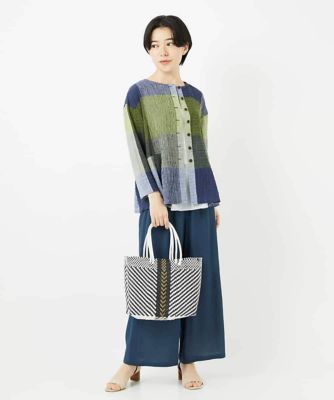 ［リバーシブル］ストレートワイドパンツ