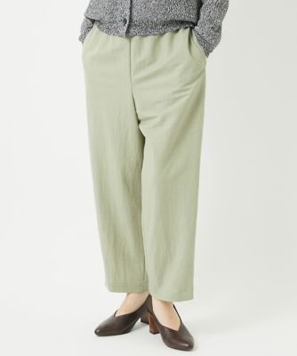 ＜GIANNI LO GIUDICE(Women/小さいサイズ)＞［日本製］ナチュラルスムースパンツ
