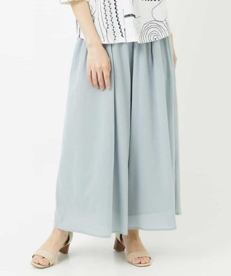 強撚ピケワイドパンツ