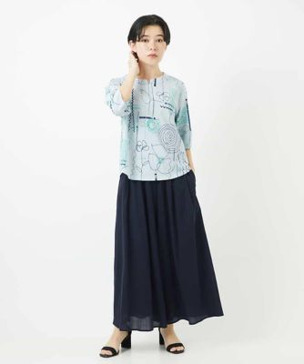 強撚ピケワイドパンツ