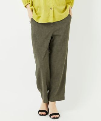 ＜GIANNI LO GIUDICE(Women/小さいサイズ)＞リネンライクパンツ