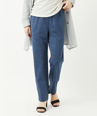＜GIANNI LO GIUDICE(Women/小さいサイズ)＞［３サイズ展開・接触冷感・夏向け素材］ブリーズクールハイテンションストレッチパンツ