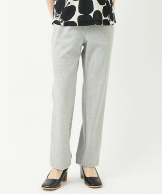 ＜GIANNI LO GIUDICE(Women/小さいサイズ)＞［３サイズ展開・接触冷感・夏向け素材］ブリーズクールハイテンションストレッチパンツ
