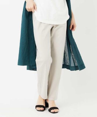 ＜GIANNI LO GIUDICE(Women/小さいサイズ)＞［３サイズ展開・撥水性能］無地ハイテンションストレッチパンツ