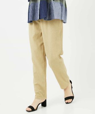 ＜GIANNI LO GIUDICE(Women/小さいサイズ)＞［日本製］オクタワルツカルゼテーパードパンツ