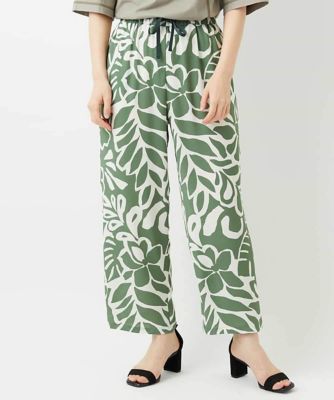 ＜GIANNI LO GIUDICE(Women/小さいサイズ)＞［日本製］ポタニカルフラワープリントパンツ