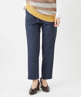 ＜GIANNI LO GIUDICE(Women/小さいサイズ)＞コットンリネンテーパードパンツ