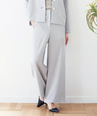 ＜GIANNI LO GIUDICE(Women/小さいサイズ)＞［セットアップ対応］リネンライクパンツ