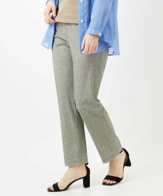 ＜GIANNI LO GIUDICE(Women/小さいサイズ)＞［３サイズ展開・吸収速乾性・ＵＶカット］デニム調プリントハイテンションストレッチパンツ