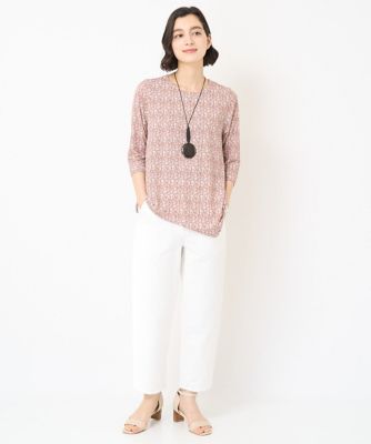 日本製］ハイストレッチジャガードテーパードパンツ | GIANNI LO