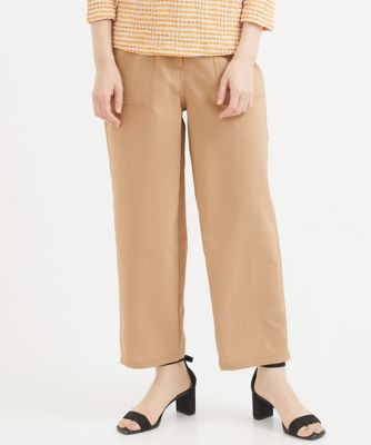 日本製］麻調ツイルベイカーパンツ | GIANNI LO GIUDICE(Women/小さい