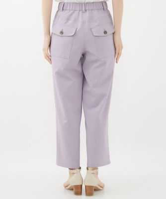 日本製］麻調ツイルベイカーパンツ | GIANNI LO GIUDICE(Women/小さい