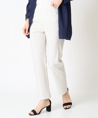 【SALE】GIANNI LO GIUDICE(Women/小さいサイズ)/ジャンニロジュディチェ [日本製/夏向け素材]サマーデニムハイテンションパンツ ライトグレー91 パンツ・ズボン【三越伊勢丹/公式】