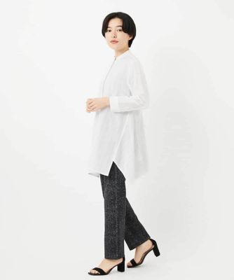 ［３サイズ展開］ぼかし調チェック柄ハイテンションストレッチパンツ