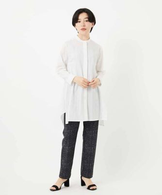 ［３サイズ展開］ぼかし調チェック柄ハイテンションストレッチパンツ