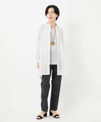 ［３サイズ展開］ぼかし調チェック柄ハイテンションストレッチパンツ