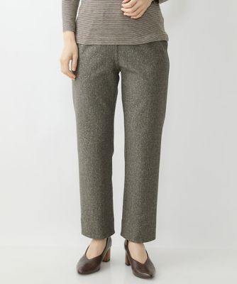 ＜GIANNI LO GIUDICE(Women/小さいサイズ)＞［日本製］コットンポンチツィードプリントストレッチパンツ
