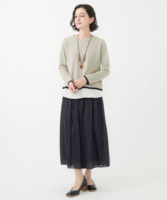 チンツジョーゼットプリーツパンツ | GIANNI LO GIUDICE(Women/小さい